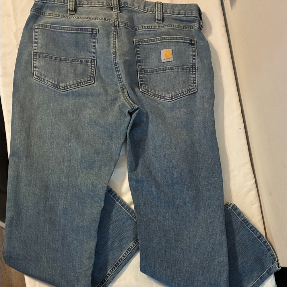 Carhartt Men's Light Blue Relaxed Jeans